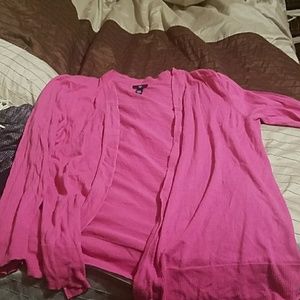 Pink Gap cardigan